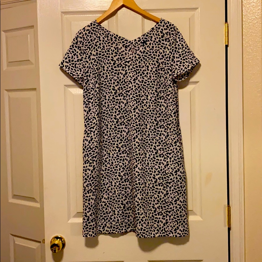 Animal print dress